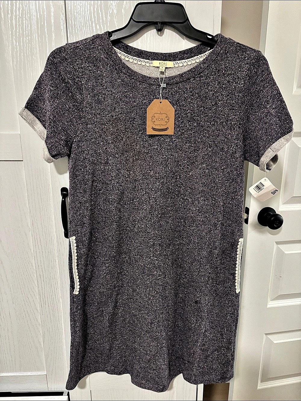 KORI Mini Dress Cotton Blend in lilac Small NWT